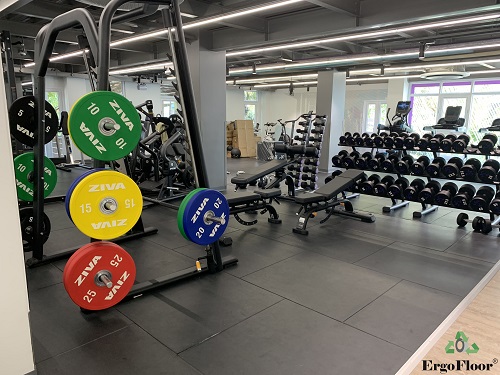 Thảo Điền Gym - Fitness rubber flooring