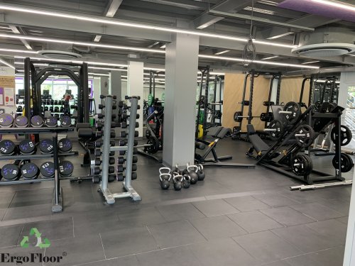 Anytime Fitness - Fitness rubber flooring