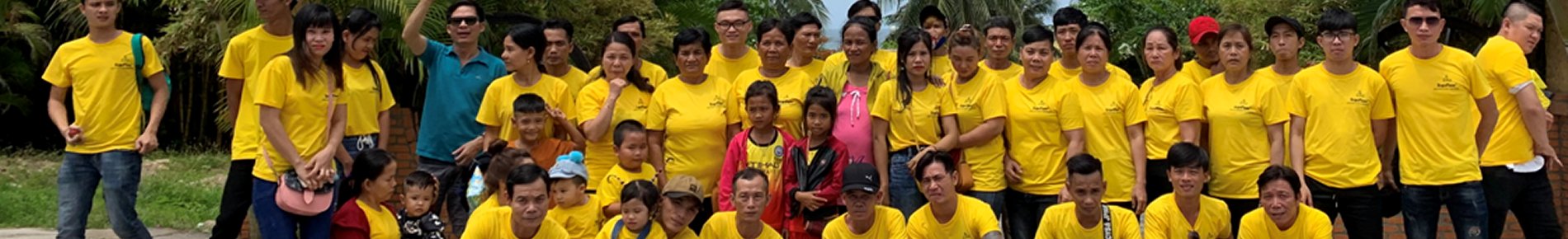 Producers of rubber floorings, rubber tiles, safety tiles, fitness floorings, ErgoFloor Vietnam Rubber Ltd. employees