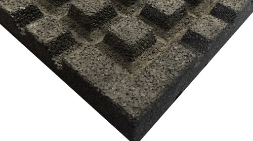 ErgoTile Quad 1000x1000x43 mm rubber tile
