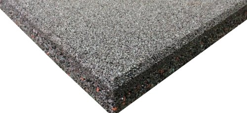 ErgoTile Quad 1000x1000x25 mm rubber tile C1-black