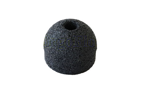 Rubber Plug with hole for steel pipe