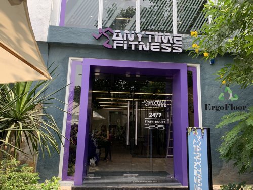 Anytime Fitness - Fitness rubber flooring