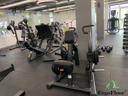 Anytime Fitness - Fitness rubber flooring